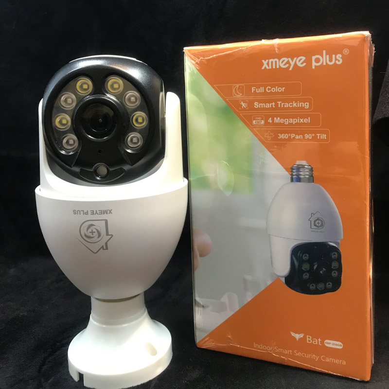 دوربین بی‌سیم هوشمند لامپی چرخشی 4 مگاپیکسل XMEYEPLUS OSTCAM مدل BAT PRO