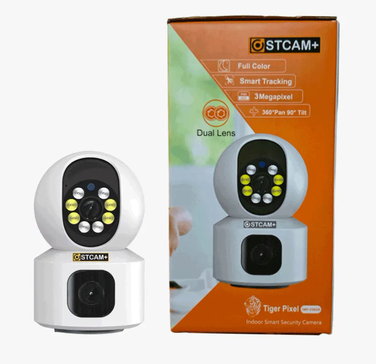 دوربین بیسیم دو لنز6مگاپیکسلی چرخشی مدل TIGER PIXEL XMEYEPLUS OSTCAM